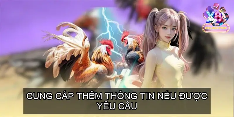 Cung Cấp Thêm Thông Tin Nếu Được Yêu Cầu